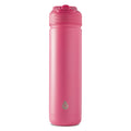 TAL 26oz Stainless Steel Ranger Water Bottle with Easy Sip Straw, Hot Pink