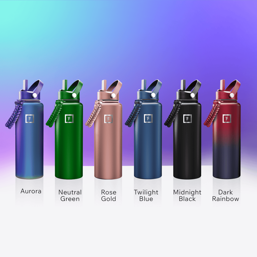 Iron Flask 40 oz Aurora Stainless Steel Water Bottle