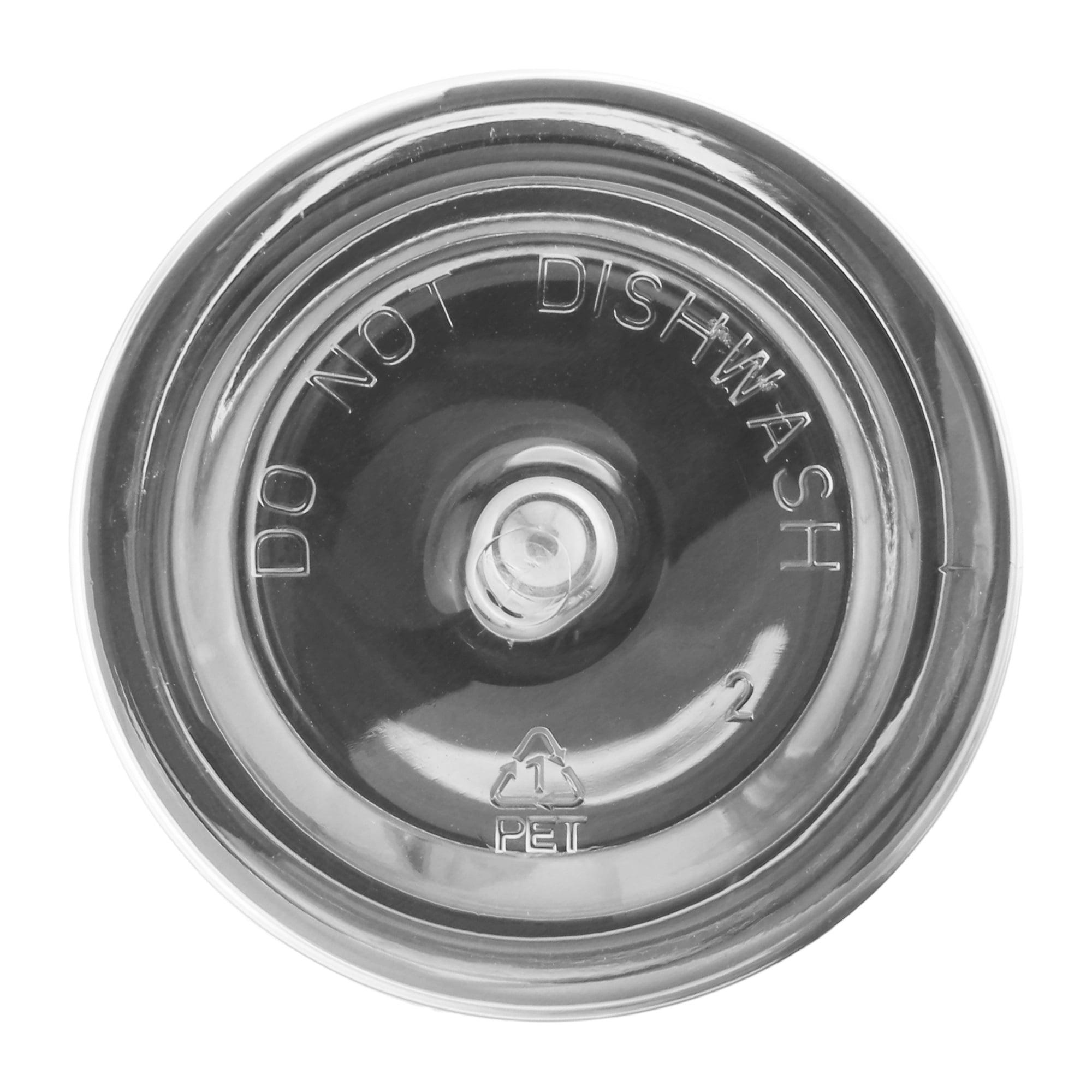 Mainstays 18 oz Plastic Clear Water Bottle Stainless Steel Screw Cap Lid with Strap, 1 Each Included