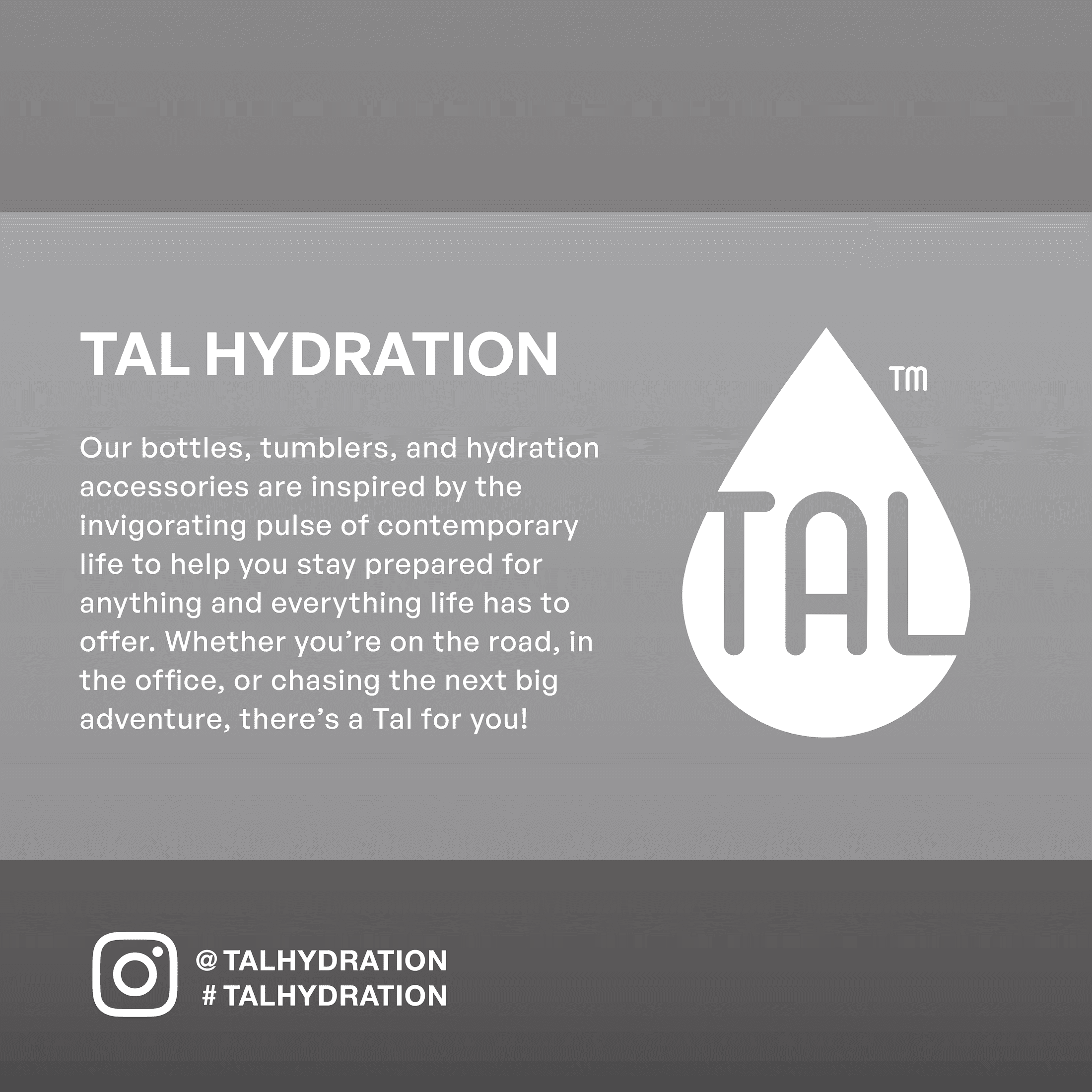TAL 64oz Stainless Steel Ranger Water Bottle, Black