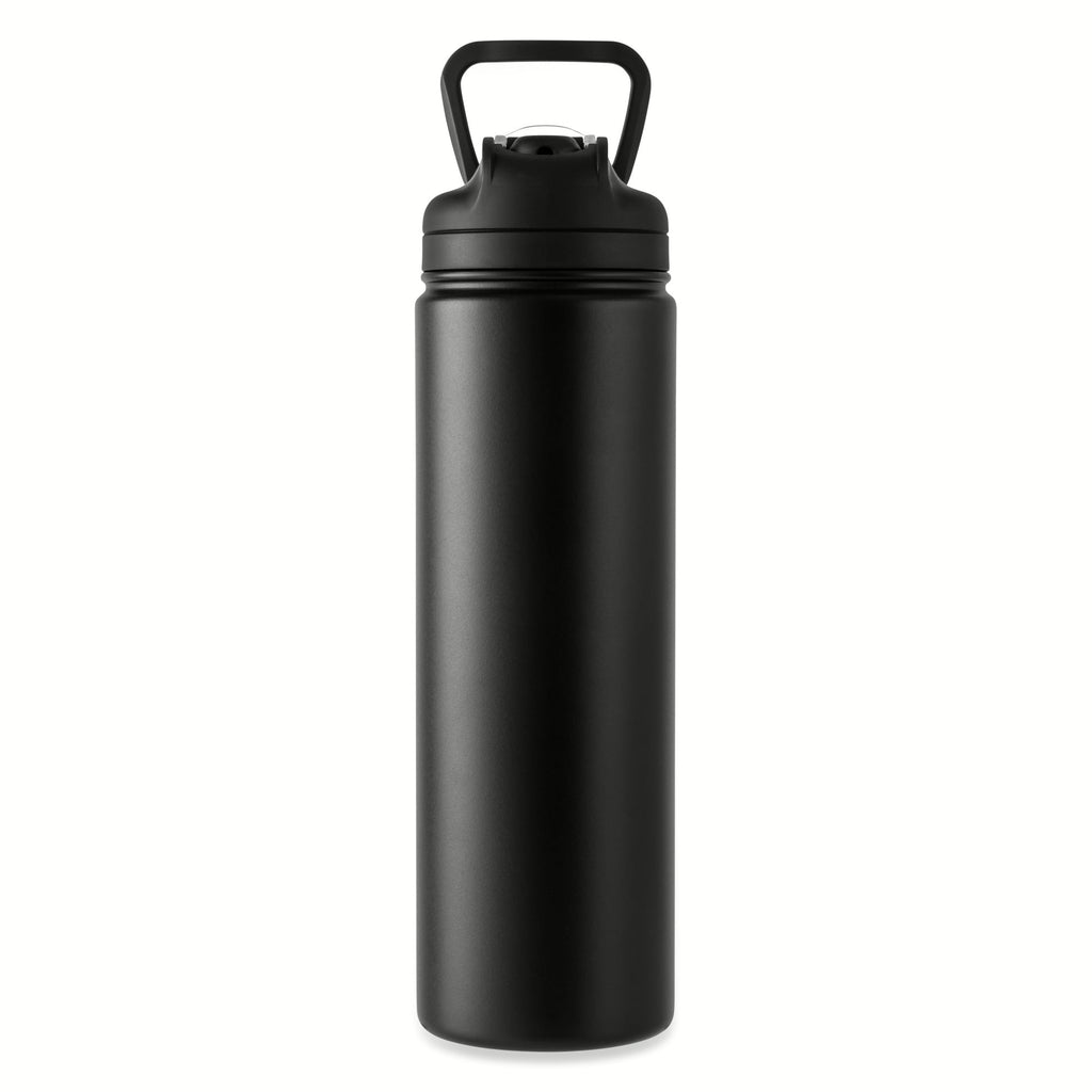 Mainstays 24 oz Stainless Steel Sip Water Bottle, Black