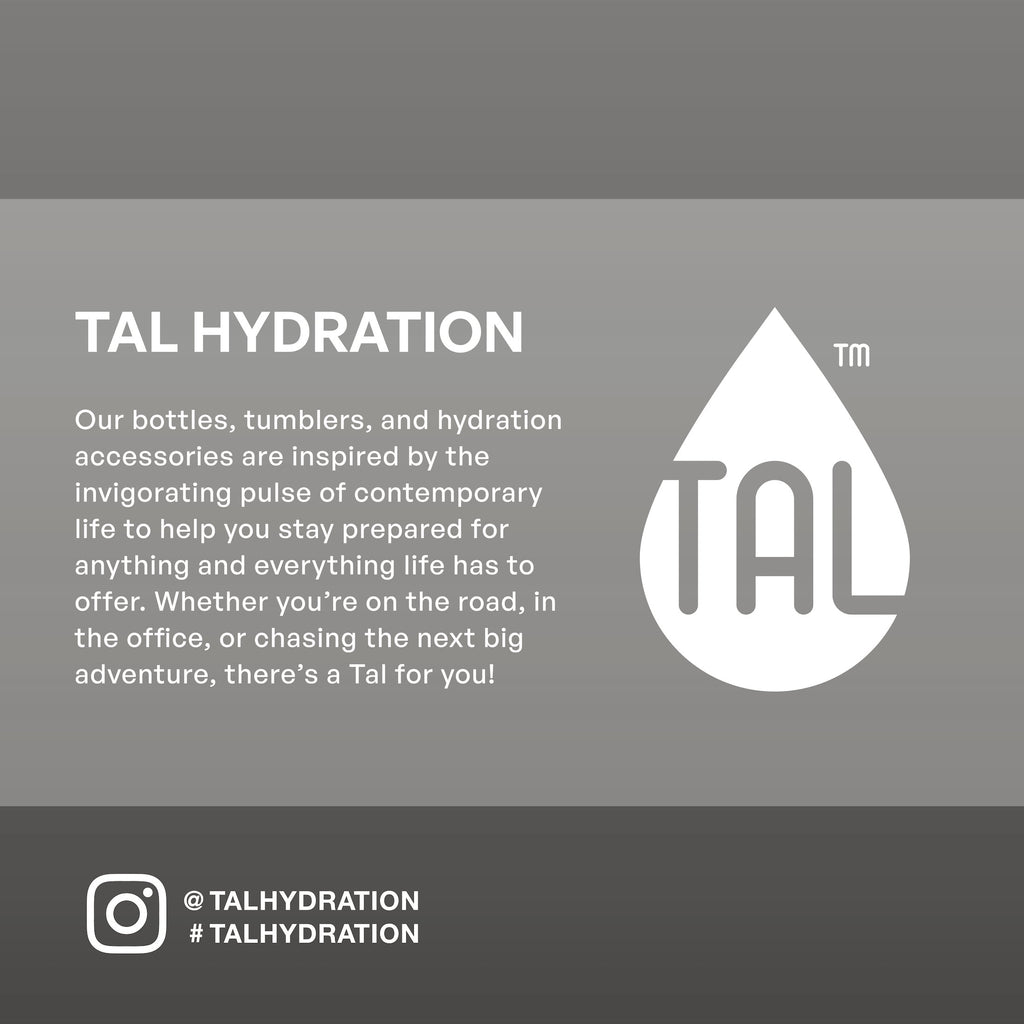 TAL 26oz Stainless Steel Ranger Water Bottle with Easy Sip Straw, Hot Pink
